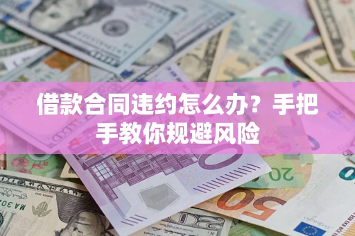 武汉借款合同违约怎么办？手把手教你规避风险