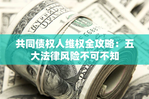 武汉共同债权人维权全攻略：五大法律风险不可不知