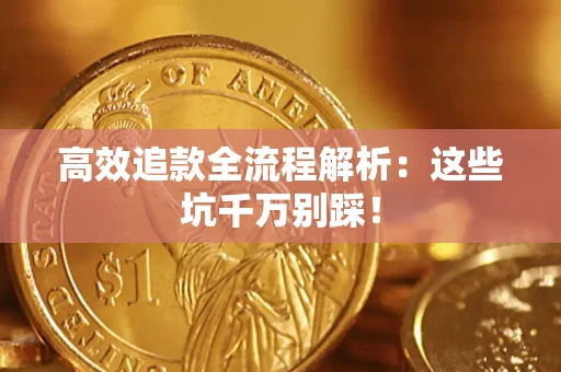 武汉高效追款全流程解析：这些坑千万别踩！