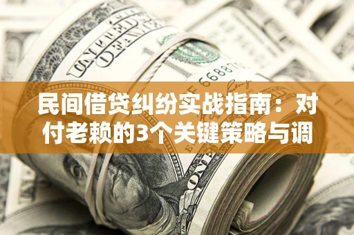 武汉民间借贷纠纷实战指南：对付老赖的3个关键策略与调解盲区解析