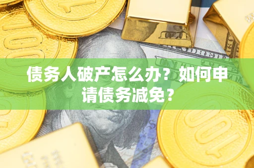 武汉债务人破产怎么办？如何申请债务减免？