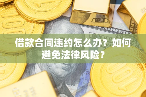 武汉借款合同违约怎么办？如何避免法律风险？