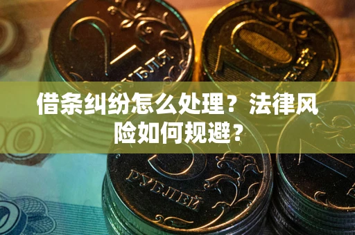 武汉借条纠纷怎么处理？法律风险如何规避？