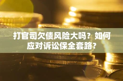 武汉打官司欠债风险大吗？如何应对诉讼保全套路？