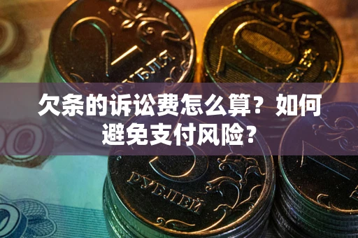 武汉欠条的诉讼费怎么算？如何避免支付风险？